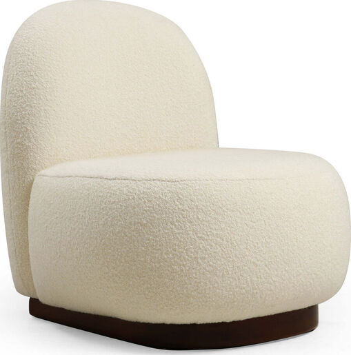 Fotelja TINA bijela, Tina - Bouclet White