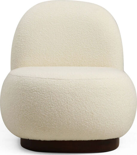 Fotelja TINA bijela, Tina - Bouclet White