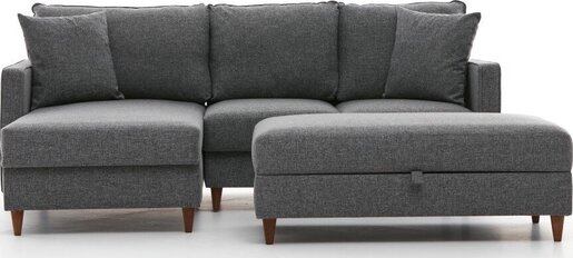 Kutna garnitura, Sivo, Eva Left - Grey