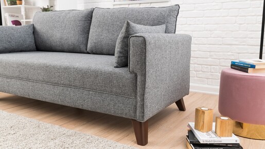 Dvosjed BELLA sivi, Bella Sofa For 2 Pr - Grey