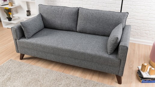 Dvosjed BELLA sivi, Bella Sofa For 2 Pr - Grey