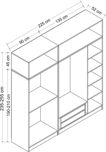 Garderoba, Kale - 8432