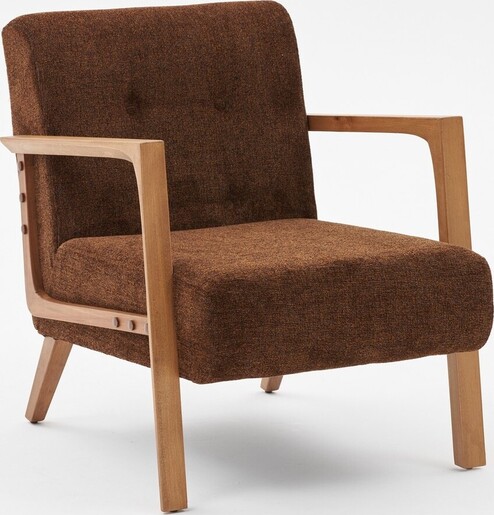 Fotelja Kemer - smeđa