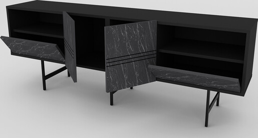 Stalak za televizor, Derin - Black