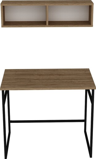 Stol za učenje GAMA, boja hrasta, crna boja