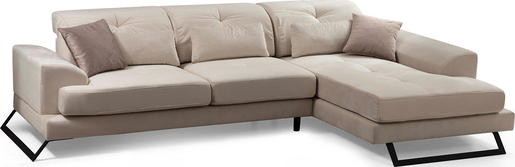 Kutna garnitura FRIDO desna, ecru, Frido Corner Right (L3+Chl) - Ecru