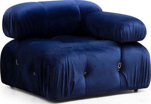 Sofa, Plava, Bubble 1R - Velvet Blue