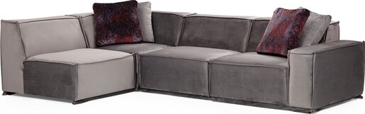 Kutna garnitura LEGO, siva, Lego Corner 7 (O1-C-O1-1R)