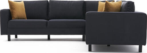 Kutna garnitura, Antracit, Kale Velvet - Anthracite