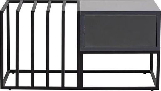 Stolić za kavu CHARLOTTE, crna boja