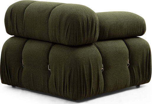 Kutna garnitura, zelena, Bubble Green L1-O1-1R-PUF