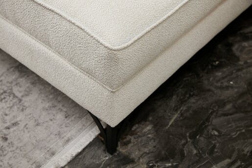 Kutna garnitura, Krem Zlato, Berlin Right - Cream, Gold