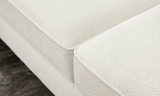 Kutna garnitura, Krem Zlato, Berlin Right - Cream, Gold