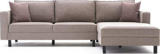 Kutna garnitura KALE LINEN, desna, krem, Kale Linen Right - Cream