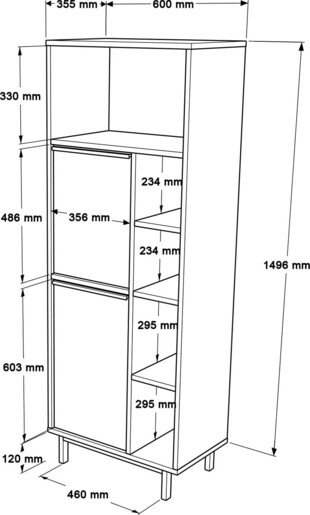 Ormarić višenamjenski Penelope