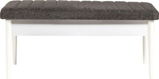 Set stolova i stolica (4 komada), Bijela boja Antracit, Vina 1053 - Anthracite, White