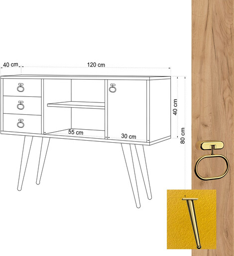 Stol za posuđe, KLEA