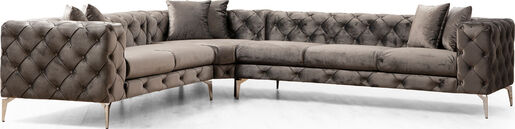 Kutna garnitura, Antracit, Como Right -Anthracite