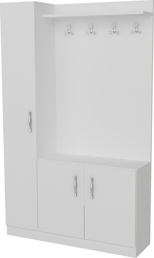 Stalak za hodnik, Naturel - White