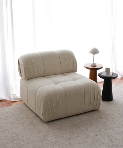 Fotelja Soli - bijela