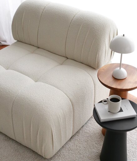 Fotelja Soli - bijela