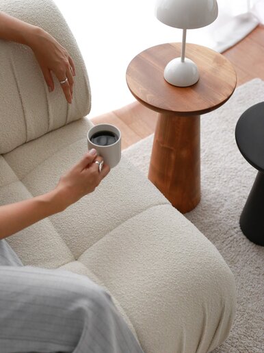 Fotelja Soli - bijela