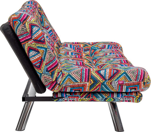 Trosjed na razvlačenje, Višebojno, Misa Small Sofabed - Patchwork