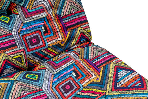 Trosjed na razvlačenje, Višebojno, Misa Small Sofabed - Patchwork