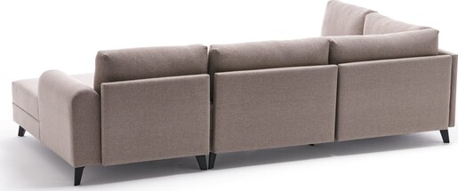 Kutna garnitura na razvlačenje EFSUN, krem, Efsun - Cream