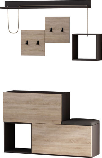 Ormarić, Antracit hrast, Holdon - Anthracite, Sonomo