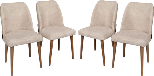 Set stolica (4 komada), Krema Orah, Nova 761