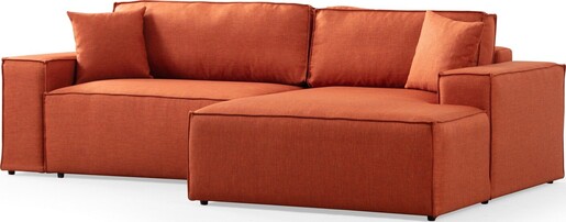 Kutna garnitura na razvlačenje Pirlo Corner desni - Orange