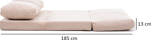 Dvosjed na razvlačenje TAIDA bež, Taida - Cream