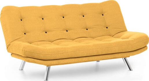 Trosjed na razvlačenje, Senf, Misa Sofabed - Mustard