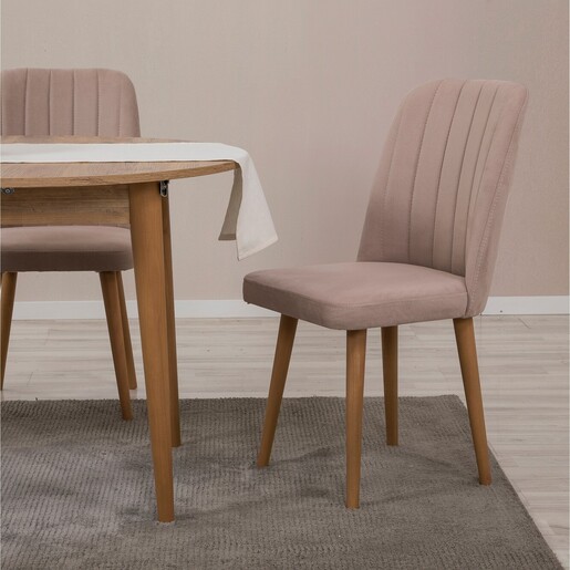 Proširivi blagavaonski stol i stolice (5 komada) Adelina