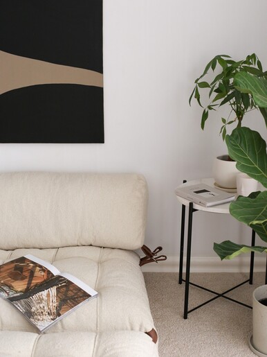 Kauč dvosjed na razvlačenje, Fold - Cream