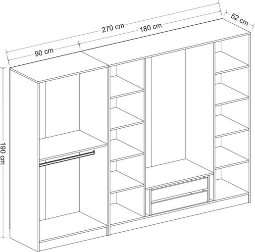 Garderoba, Kale - 5064