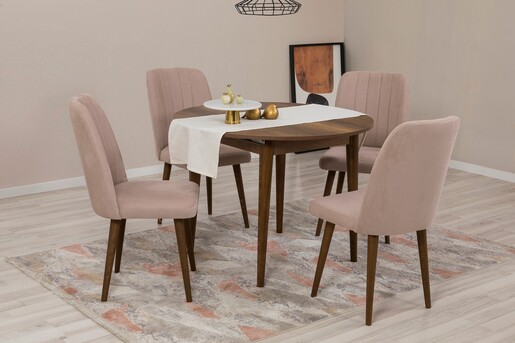 Proširivi blagavaonski stol i stolice (5 komada) Bristol