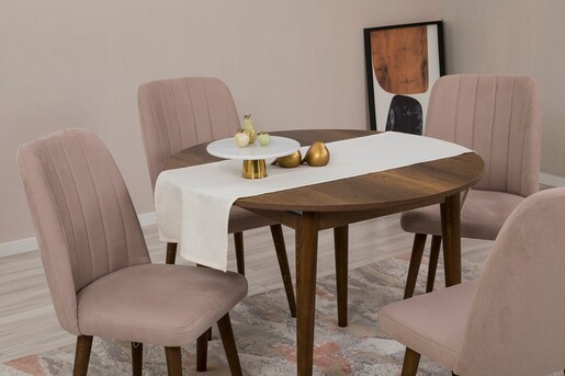 Proširivi blagavaonski stol i stolice (5 komada) Bristol