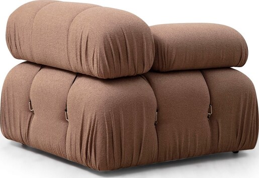 Sofa, Smeđa, Bubble L1 - Brown Bouclette