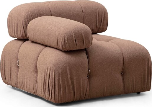 Sofa, Smeđa, Bubble L1 - Brown Bouclette