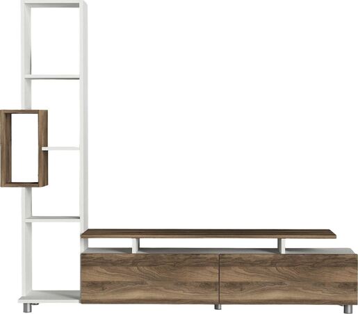 TV jedinica, Bijela boja Orah, Tulip - White, Walnut