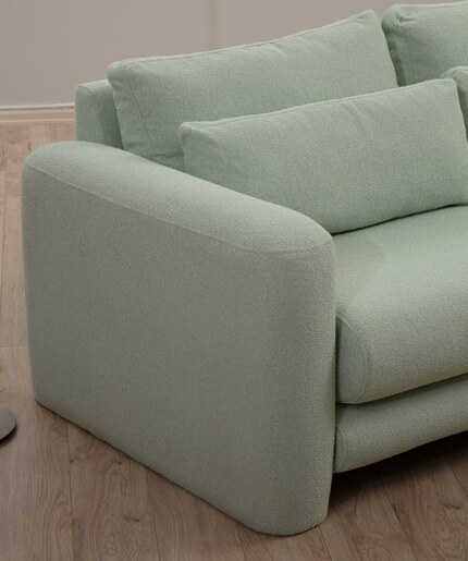 Kutna garnitura Lily Corner desni zeleno