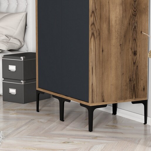 Ormar, Kumsal SS - Walnut, Anthracite