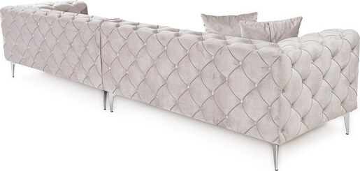 Četverosjed Como - svjetlo sivi