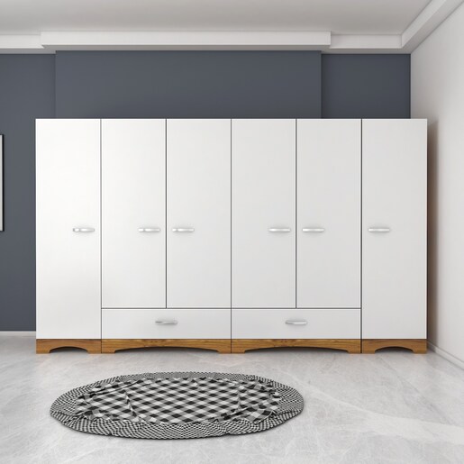 Garderoba, Bijela boja Orah, F4 - 524