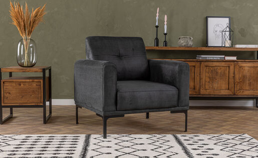 Fotelja wing MUSTANG antracit, Mustang - Anthracite