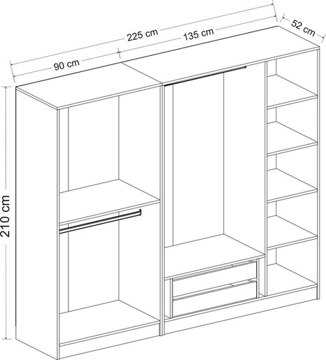 Garderoba, Kale - 7649