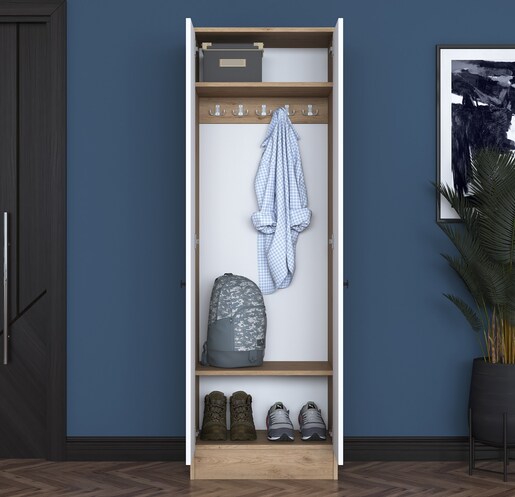 Ormarić, Bijela boja Orah, P6- M14 - 2415