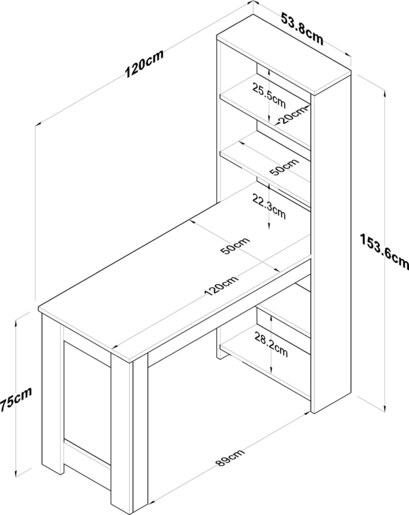Kuhinjski stol, Orah Bijela boja, JA102 - 2344